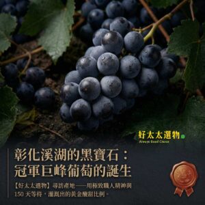 【彰冠黑寶】評鑑冠軍「巨峰葡萄」